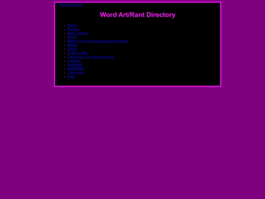 word-art-rants screenshot