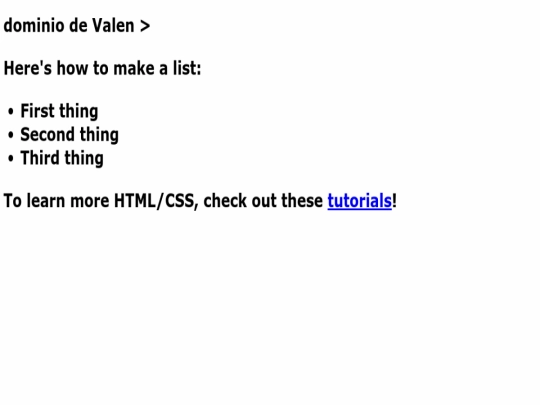 index screenshot