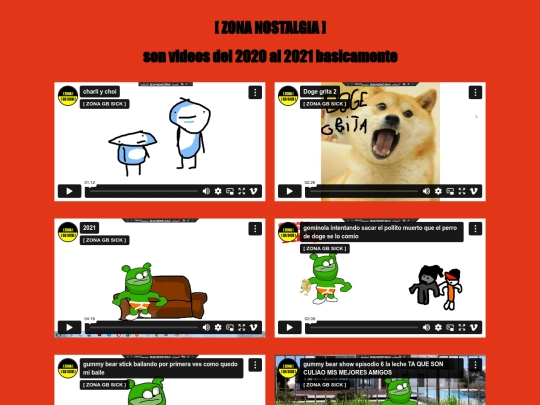 nostalgia screenshot