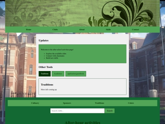 Clubs screenshot