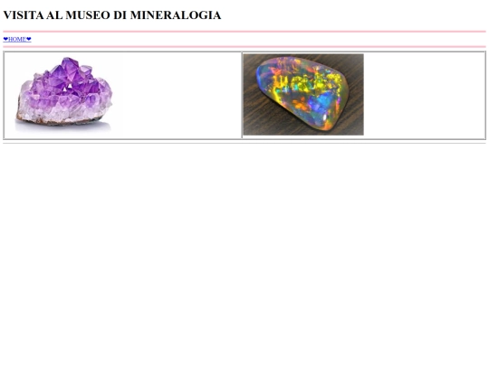 pcto/museodimineralogia screenshot