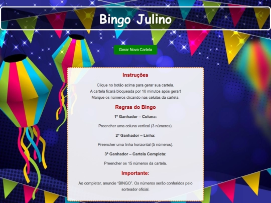 Bingo2025 screenshot