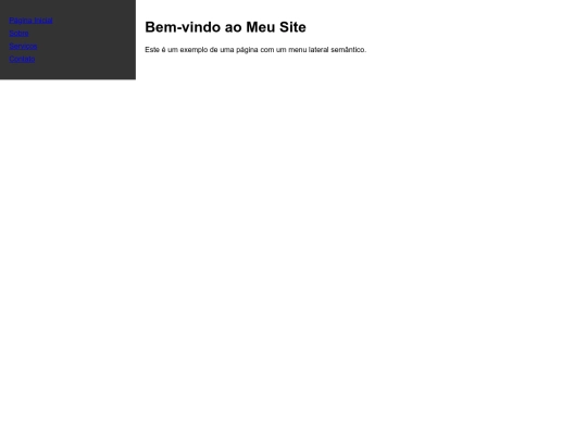 Layout Semantico/exemplo3 screenshot