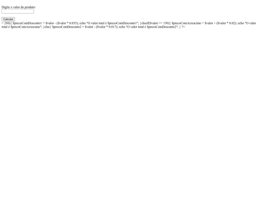 P.O.O/Exercício revisão PHP/revisaophp1 screenshot