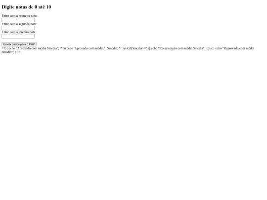 P.O.O/Exercício revisão PHP/revisaophp2 screenshot