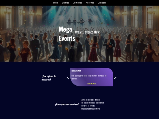 MegaEvents/new-event screenshot