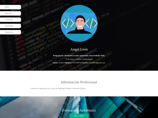 Portafolio screenshot