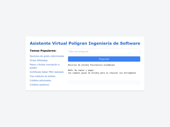 asistente_poligrancolombiano screenshot