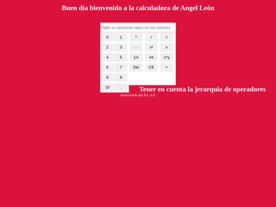 calculadora screenshot
