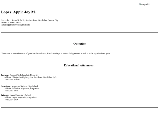 index screenshot
