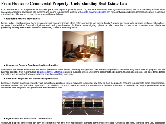 FromHomestoCommercialPropertyUnderstandingRealEstateLaw screenshot