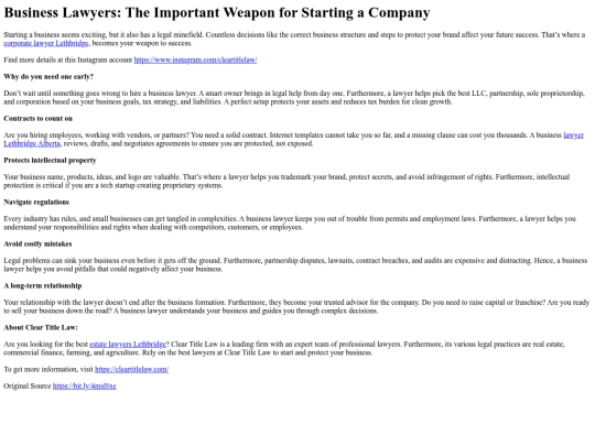 business-lawyers-the-important-weapon-for-starting-a-company screenshot