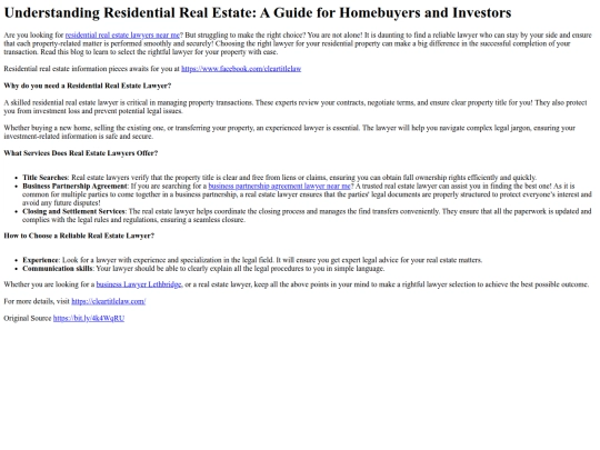 understanding-residential-real-estate-a-guide-for-homebuyers-and-investors screenshot