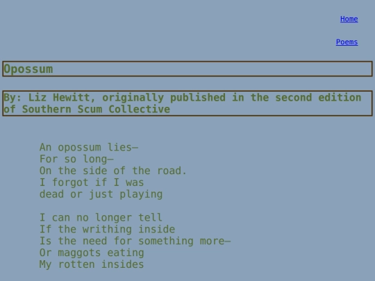 Opossum screenshot