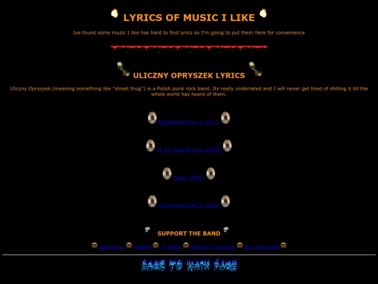 lyrics/lyricsmain screenshot