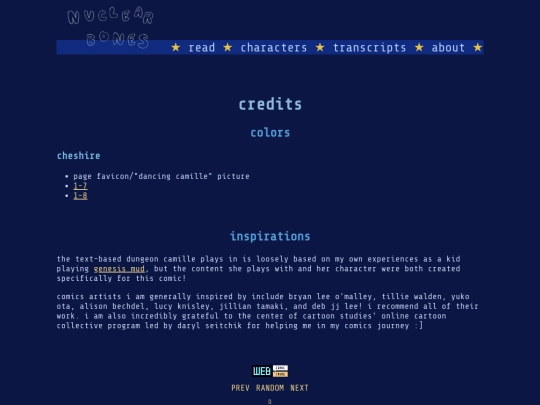 credits screenshot