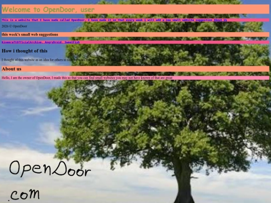 index screenshot