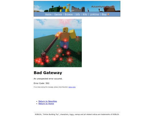 bad_gateway screenshot