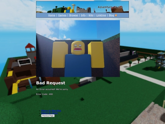 blog/bad_request screenshot