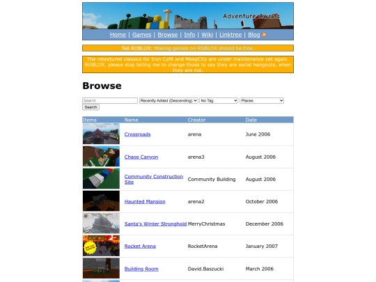 browse screenshot