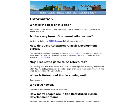 info screenshot