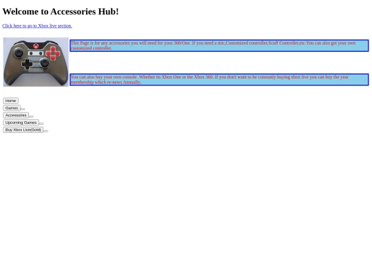 Accessories screenshot