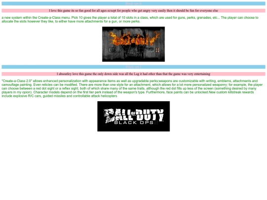 cssclassminiproject screenshot