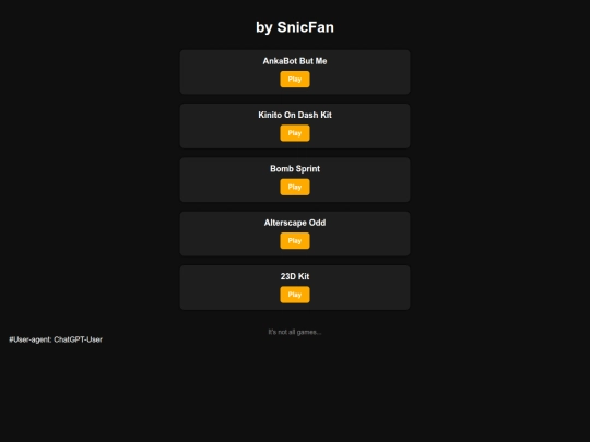 MyGames screenshot