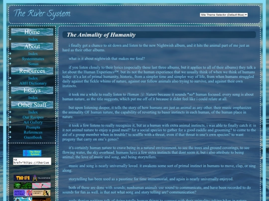 essays/humananimality screenshot