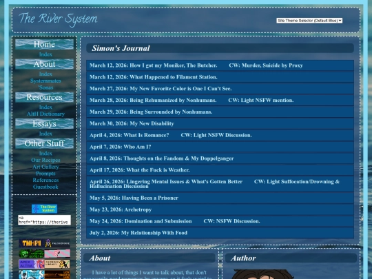essays/simonsjournal screenshot