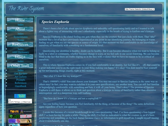 essays/specieseuphoria screenshot