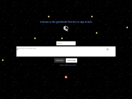 guestbook screenshot