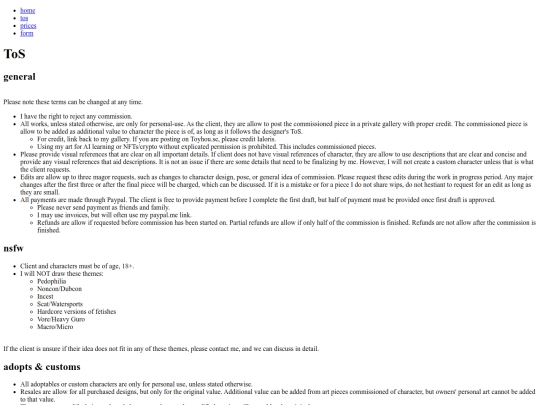 pages/tos screenshot