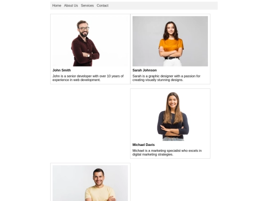 staffpage screenshot