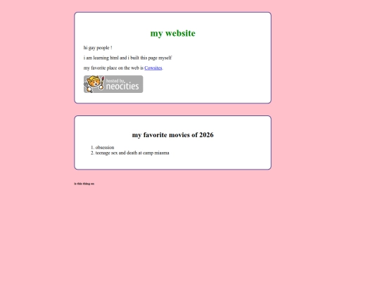 index screenshot
