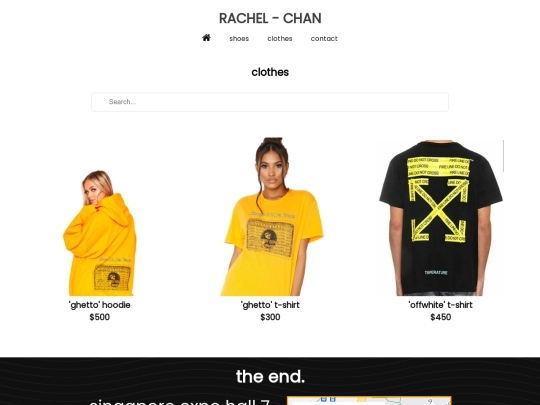 clothes screenshot