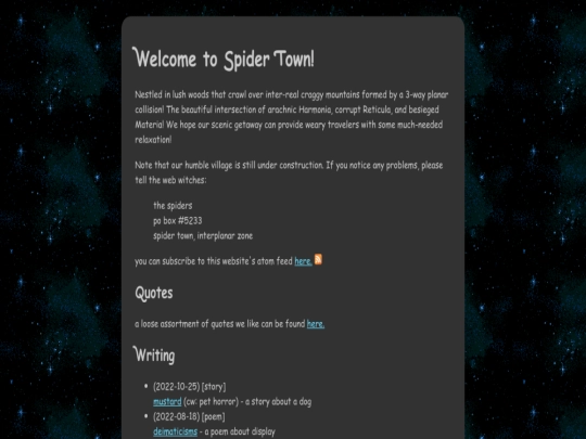 index screenshot