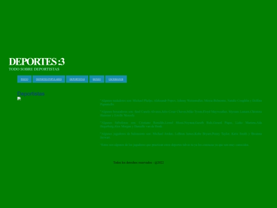 Deportistas screenshot