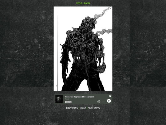 song-template screenshot