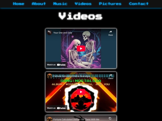 videos screenshot