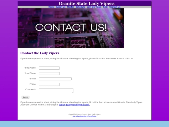 Contact screenshot