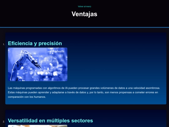 Ventajas screenshot