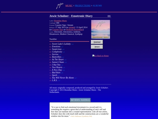 js/emotronicdiary screenshot