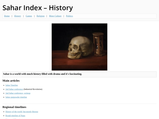 Sahar/Other/History screenshot