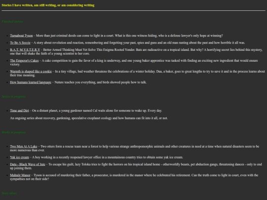 stories screenshot