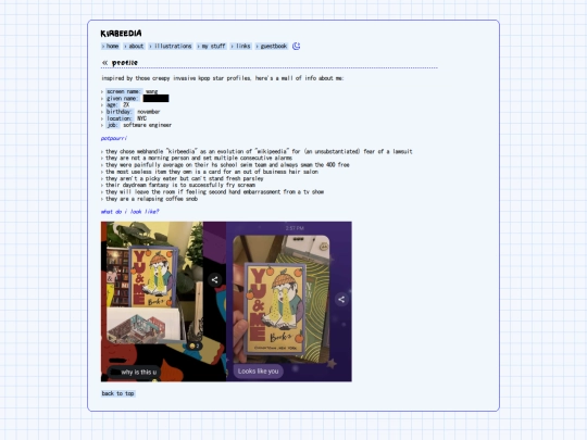 profile screenshot