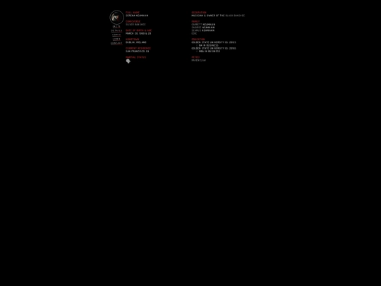 shrieked/bio screenshot