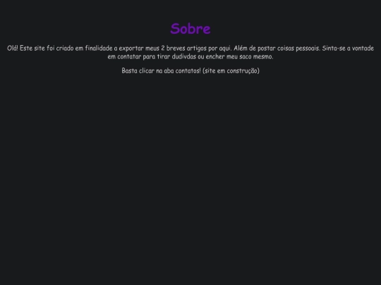 sobre screenshot