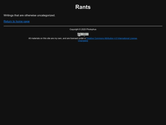 rants screenshot