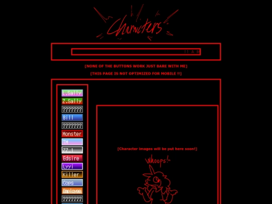 characters screenshot